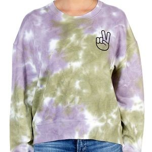 Tie Dye Peace Sweatshirt Various Sizes New W/Tags
